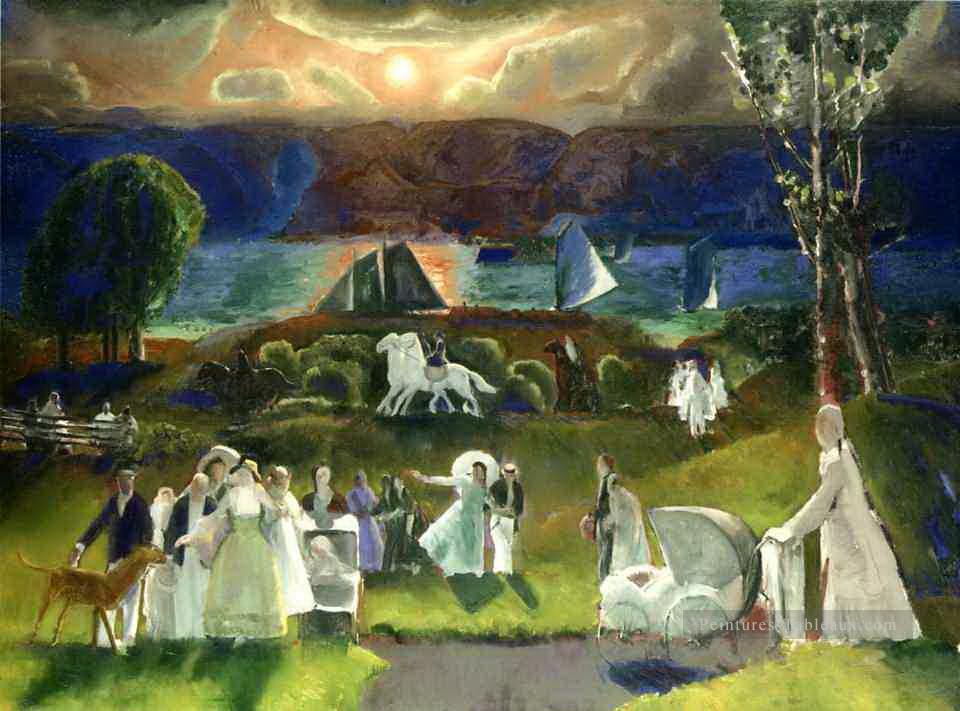 Summer Fantasy 1924 George Wesley soufflet Peintures à l'huile